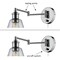 Globe Electric Globe Electric Parker 1-Light Chrome Clear Industrial Vintage style Wall Sconce 51844 - alternate 7